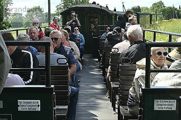 DEU  Germany  Sellin (Rügen) : The Workers' Welfare Organisation (AWO) has designed a trip to Rügen for senior citizens as a special experience for its guests. Travelling on the speeding Roland is a standard part of every experience on Rügen  Europe