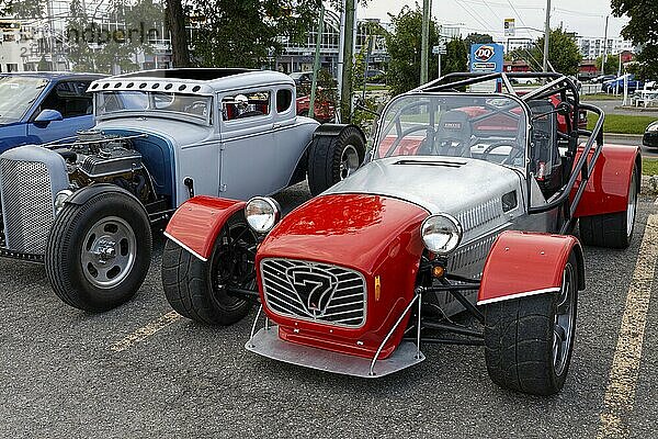 Automobile  car show  custom made vintage car  Province of Quebec  Canada  North America