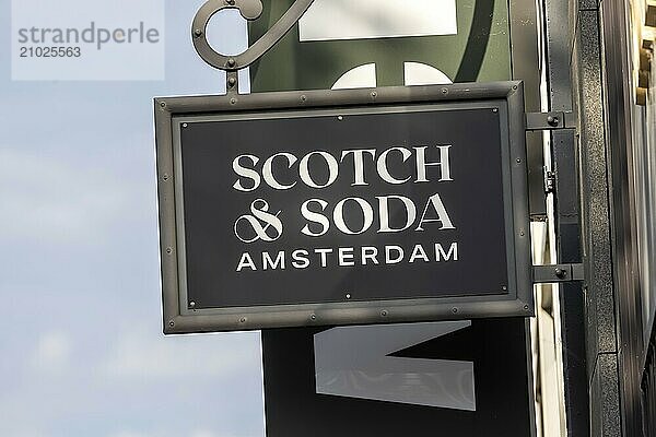 Scotch & Soda closes all shops in Germany. Shop of the fashion chain in Königstraße Stuttgart  Baden-Württemberg  Germany  Europe