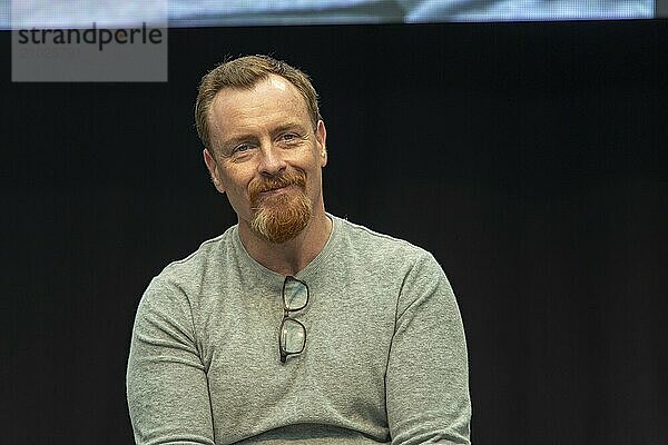 STUTTGART  GERMANY  JUN 30th 2018: Toby Stephens (Black Sails  Lost in Space) at Comic Con Germany Stuttgart  a two day fan convention