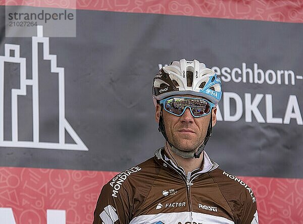 ESCHBORN  GERMANY  MAY 1st 2018: Stijn Vandenberg (AG2R La Mondiale) at Eschborn-Frankfurt cycling race