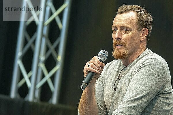 STUTTGART  GERMANY  JUN 30th 2018: Toby Stephens (Black Sails  Lost in Space) at Comic Con Germany Stuttgart  a two day fan convention