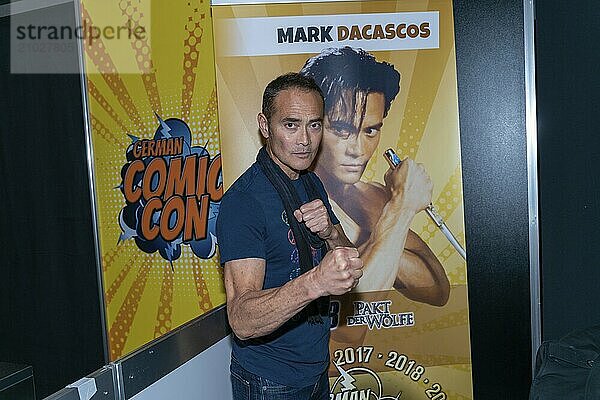 DORTMUND  GERMANY  December 8th 2019: Mark Dacascos (*1964  American actor and martial artist  Hawaii Five-0  The Expendables  Agents of SHIELD) at German Comic Con Dortmund