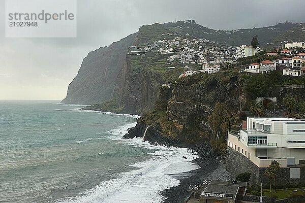 View of Cape Girão in Camara de Lobos  Madeira