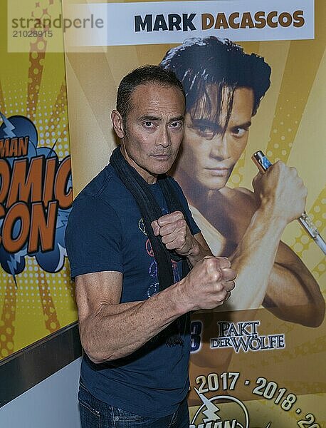 DORTMUND  GERMANY  December 8th 2019: Mark Dacascos (*1964  American actor and martial artist  Hawaii Five-0  The Expendables  Agents of SHIELD) at German Comic Con Dortmund