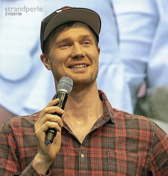 STUTTGART  GERMANY  JUN 30th 2018: Joonas Suotamo (Chewbacca  Star Wars) at Comic Con Germany Stuttgart  a two day fan convention