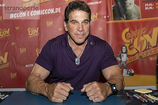 STUTTGART  GERMANY  JUN 29th 2019: Lou Ferrigno (*1951  American actor and bodybuilder) at Comic Con Germany Stuttgart  a two day fan convention