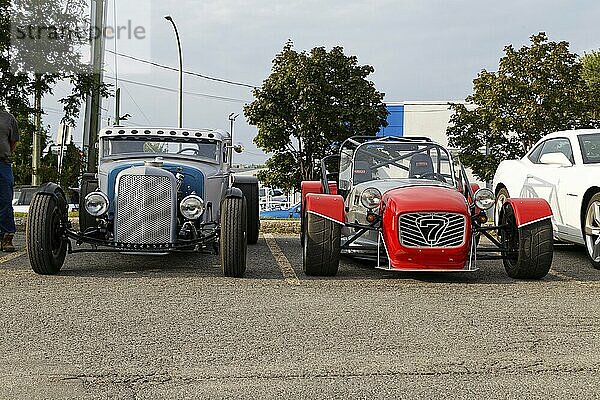 Automobile  car show  custom made vintage cars  Province of Quebec  Canada  North America