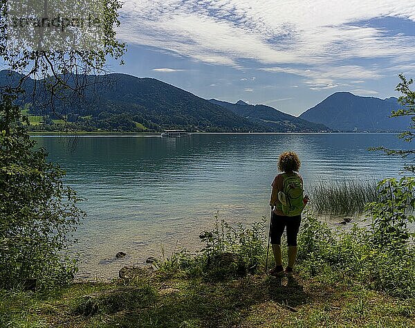 Nature and landscape around Lake Tegernsee  Bavaria  Germany  Europe