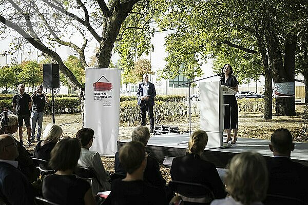 Annalena Bärbock (Bündnis 90/Die Grünen)  Federal Foreign Minister  pictured at a commemorative event to mark the anniversary of the German invasion of Poland in Berlin  1 September 2024