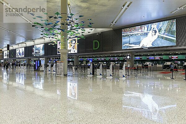 Terminal 2 of Shanghai Hongqiao International Airport (SHA) in Shanghai  China  Asia