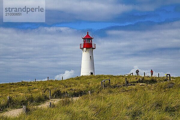 The List-West lighthouse on the Ellenbogen is not only the most northerly lighthouse  but also the most northerly building in Germany