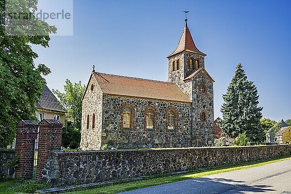 Schönefeld village church  Niedergörsdorf  Teltow-Fläming  Brandenburg  Germany  Europe