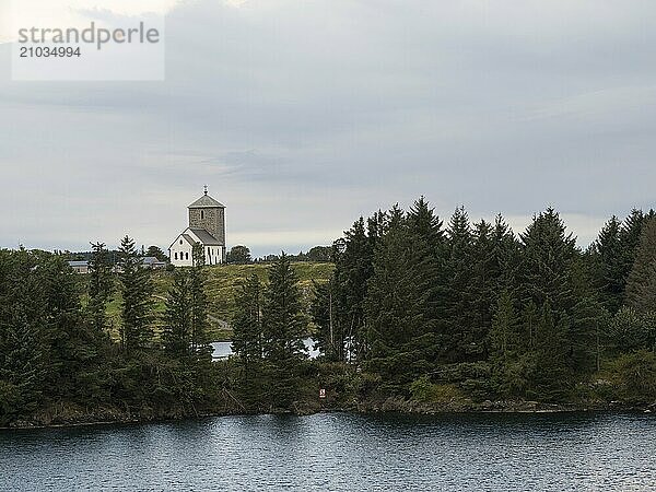 Olav's Church in Avaldsnes on the Norwegian coast