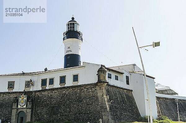 Beautiful view of Bahia Nautical Museum in Salvador Brazil