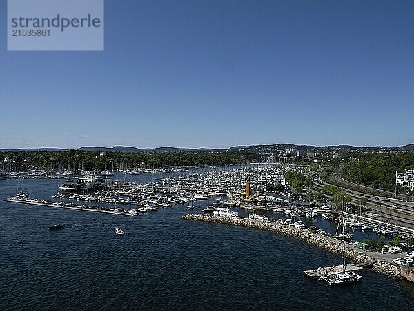 The Kongen harbour on the Oslofjord