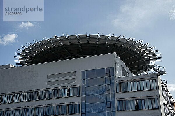 University Hospital  University Clinic  Helipad  Halle  Saxony-Anhalt  Germany  Europe