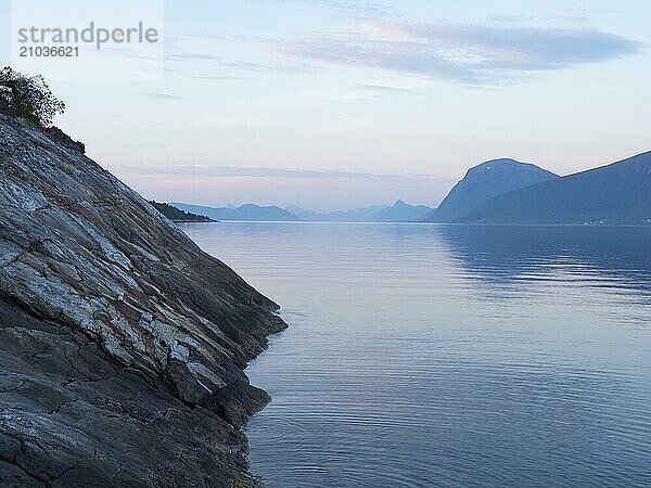 The Sulafjorden on the Norwegian coast