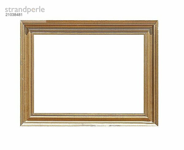 Picture frame isolated on white with clipping path