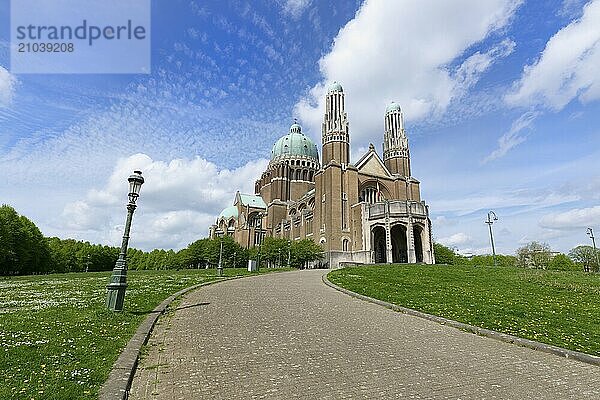 National Basilica of the Sacred Heart  Koekelberg  Brussels  Brabant  Belgium  Europe