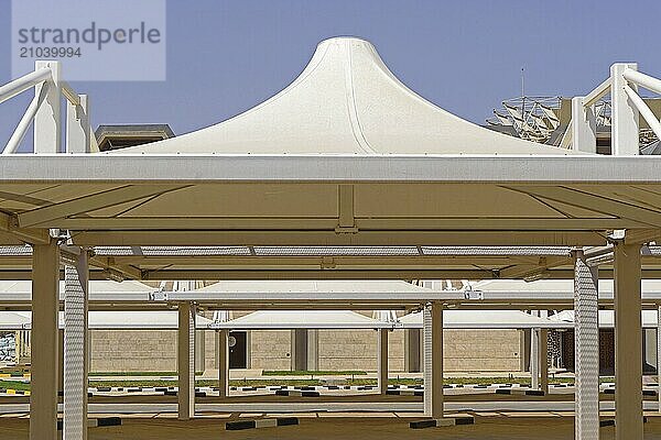 Architecture tent structure for shade in Kuwait