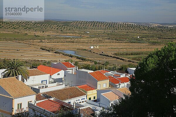 Townscape of Castro Marim  Algarve  Portugal  Europe