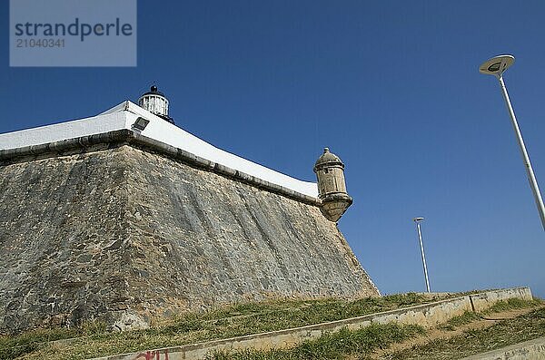 Beautiful view of Bahia Nautical Museum in Salvador Brazil