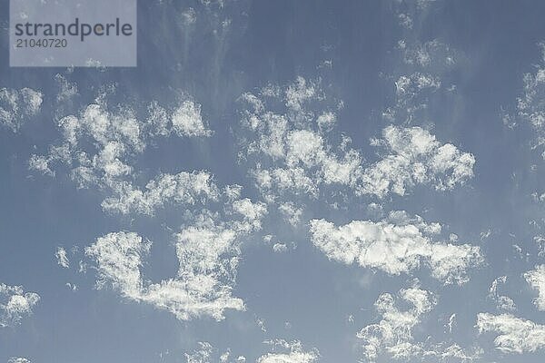 Cumulus white clouds in a blue sky  England  United Kingdom  Europe