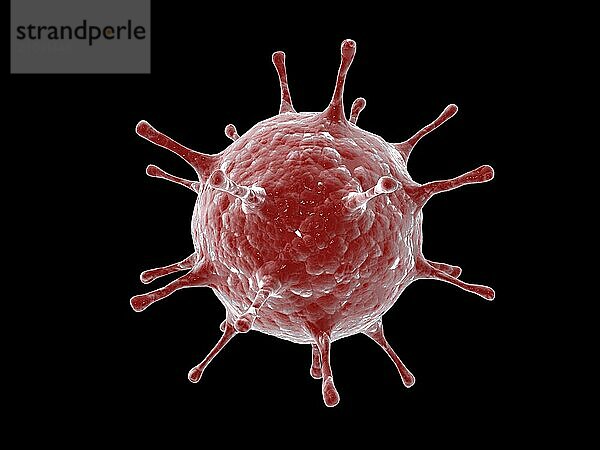 Conceptual image of a virus