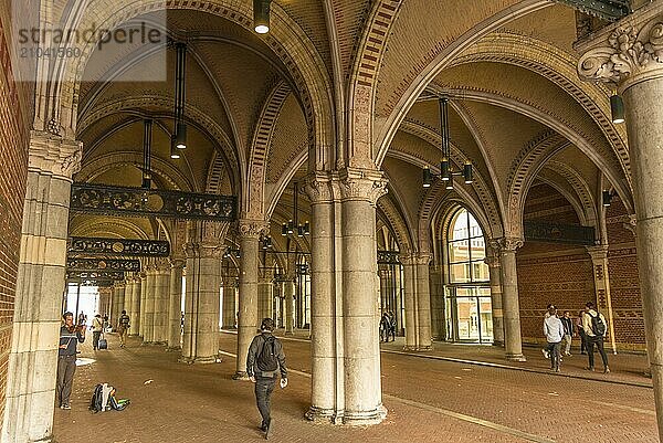 Amsterdam  Netherlands  May 2022. The tunnel under the Rijksmuseum in Amsterdam