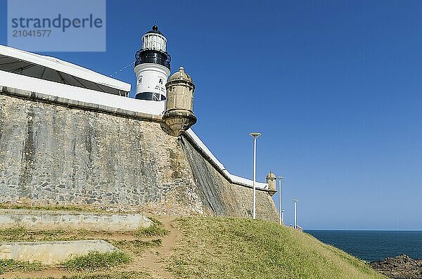 Beautiful view of Bahia Nautical Museum in Salvador Brazil