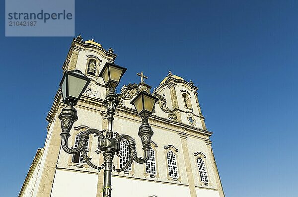 Beautiful Basilica of the Lord of Bonfim in Salvador Brazil