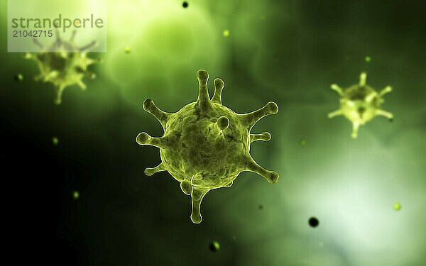 Conceptual image of common virus