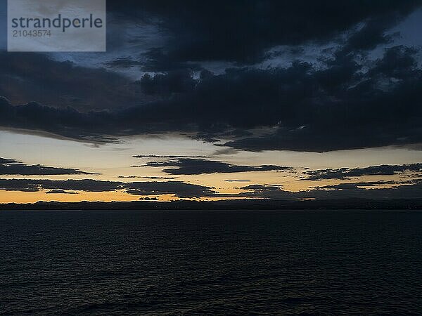 Sunrise near Stavanger on the Norwegian coast