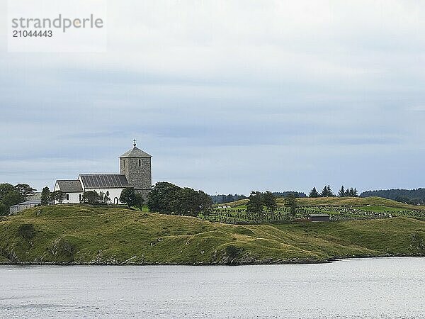 Olav's Church in Avaldsnes on the Norwegian coast