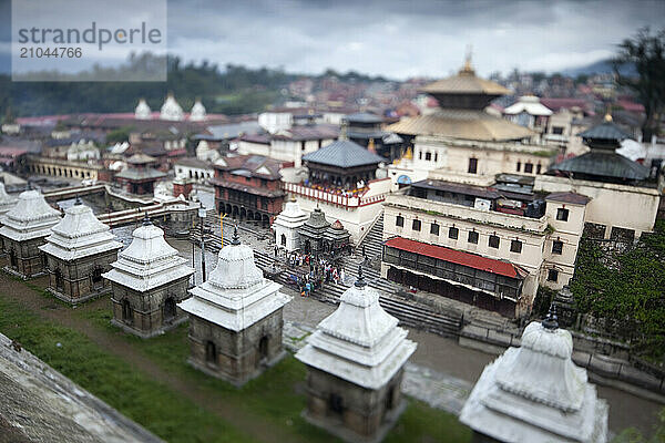 Pashupatinath Temple grounds  Kathmandu  Nepal