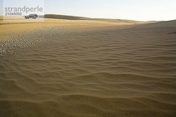 The Great Sand Sea near Siwa  Egypt