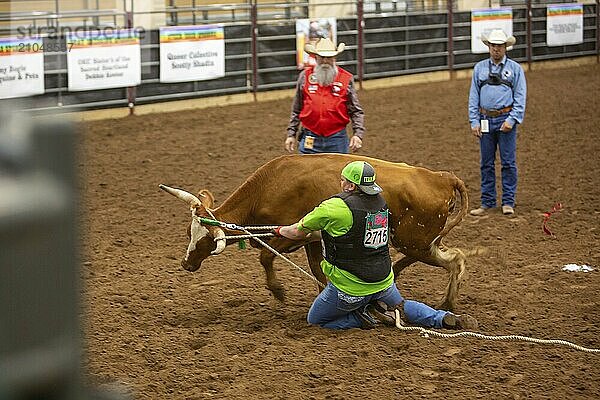 Oklahoma City  Oklahoma  The Great Plains Rodeo  ein jährlich stattfindendes Rodeo für Schwule  bei dem traditionelle Rodeowettbewerbe stattfinden und gleichzeitig die Kameradschaft der LGBTQ Gemeinschaft betont wird