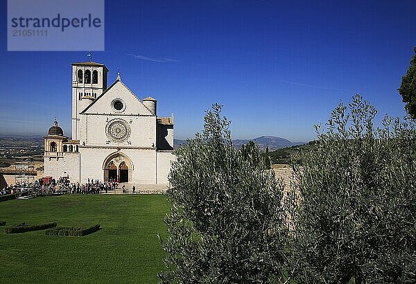 Kathedrale San Rufino in Assisi  Umbrien  Italien  Europa