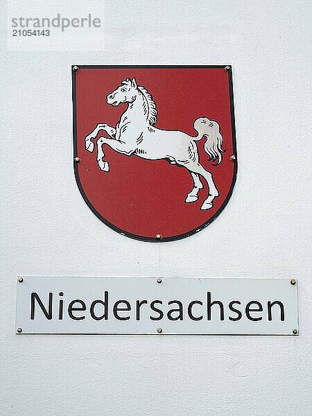 Wappen Bundesland Niedersachsen  Deutschland  Europa