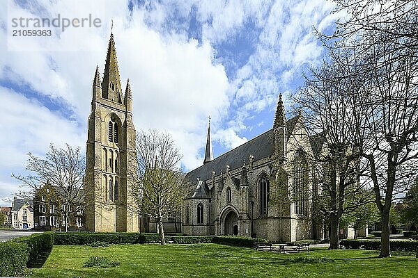 Liebfrauenkirche  Nieuwpoort  Westflandern  Belgien  Europa