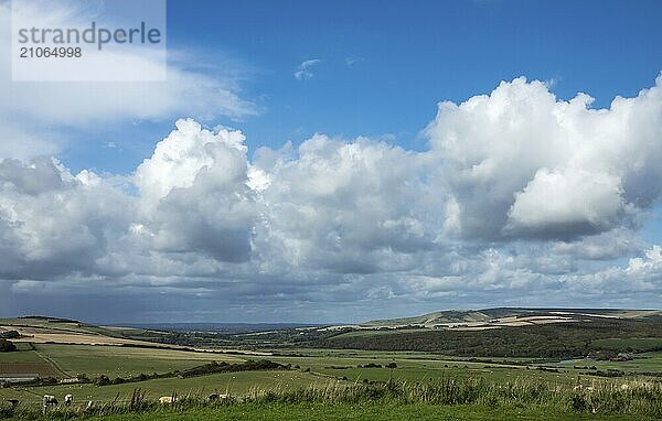 Cuckmere Valley in East Sussex  Blick nach Norden