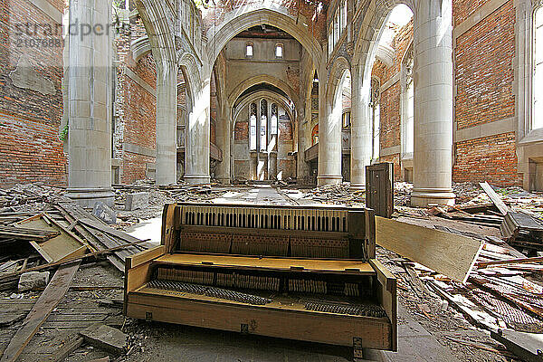 An abandoned church in Gary Indiana