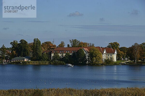 Panorama in Autumn at Lake Grienerick  Rheinsberg  Brandenburg  Deutschland. Panorama im Herbst am Grienerick See  Rheinsberg  Brandenburg  Deutschland  Europa