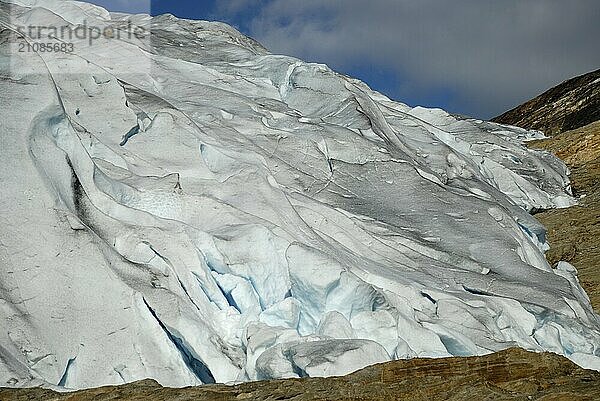 Austerdalsisen in Svartisen National Park  Nordland  Norway  Europe