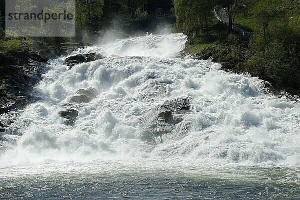 Hellesyltfossen  Hellesylt  Møre og Romsdal  Norway  Europe