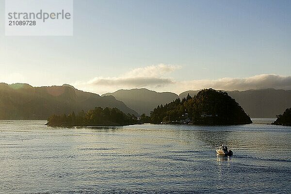 Island in the fjord