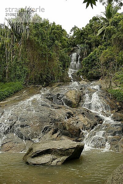 Namuang Wasserfall 2  Ko Samui  Thailand  Asien