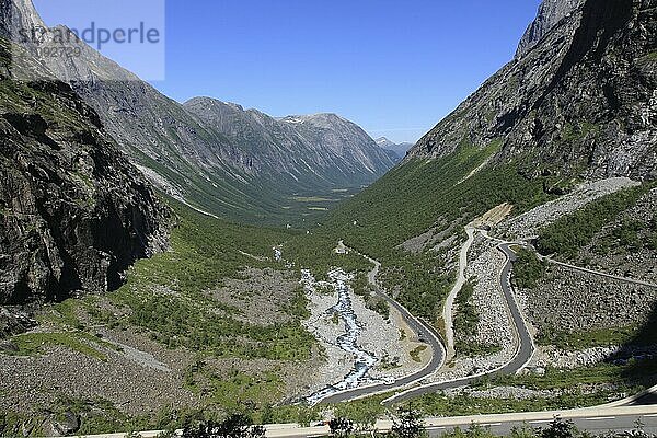 Famous Trollstigen in Norway