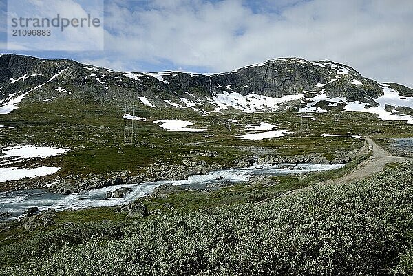 At Rallarvegen  Buskerud  Norway  Europe